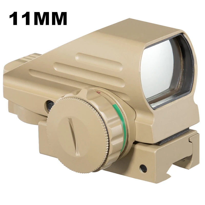 Taktische Reflex Rot Grün Laser 4 Absehen Holographische Projiziert Dot Anblick-bereich Luftgewehr Anblick Jagd 11mm/20mm schiene Montieren AK