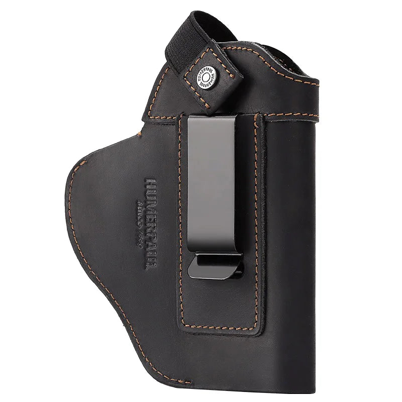 Taktisches pu leder holster für verdecktes tragen airsoft iwb pistolen holster für glock 17 19 43/sig p365/px4 m9 9mm für die jagd