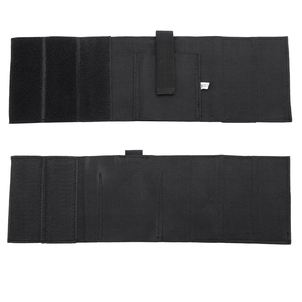 Schwarzes, verdecktes Pistolenholster aus Polyester mit Knöchelbeinen und elastischem, sicherem Riemen für G17