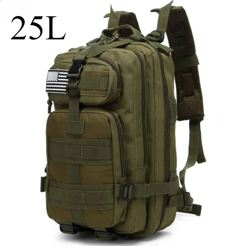 25L/50L Taktischer Rucksack Molle Tasche Outdoor Taschen Rucksack für Wandern Camping Trekking Jagd Angeln GYM Taschen Rucksäcke