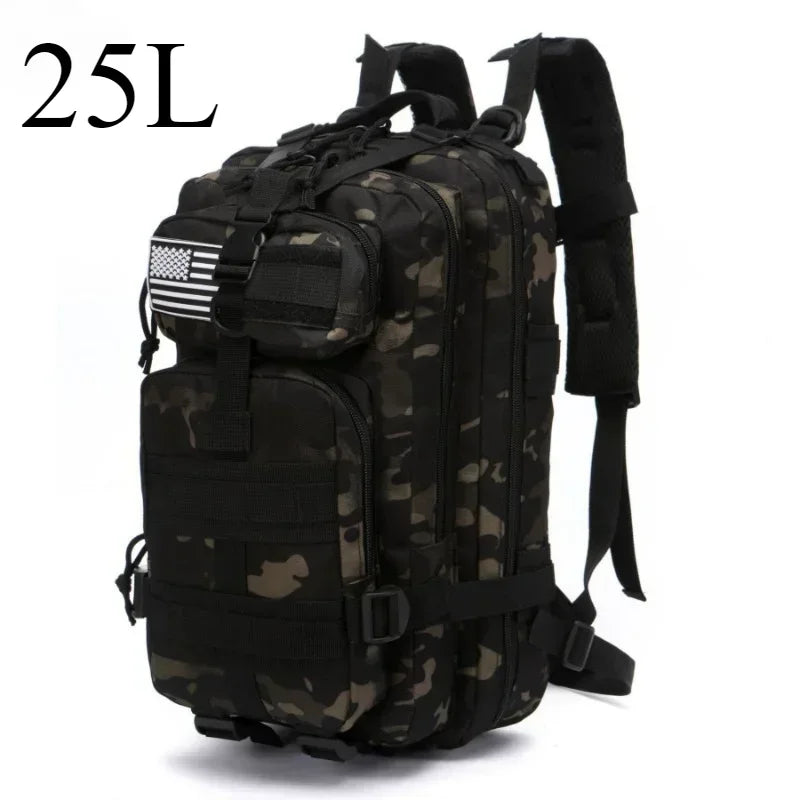 25L/50L Taktischer Rucksack Molle Tasche Outdoor Taschen Rucksack für Wandern Camping Trekking Jagd Angeln GYM Taschen Rucksäcke