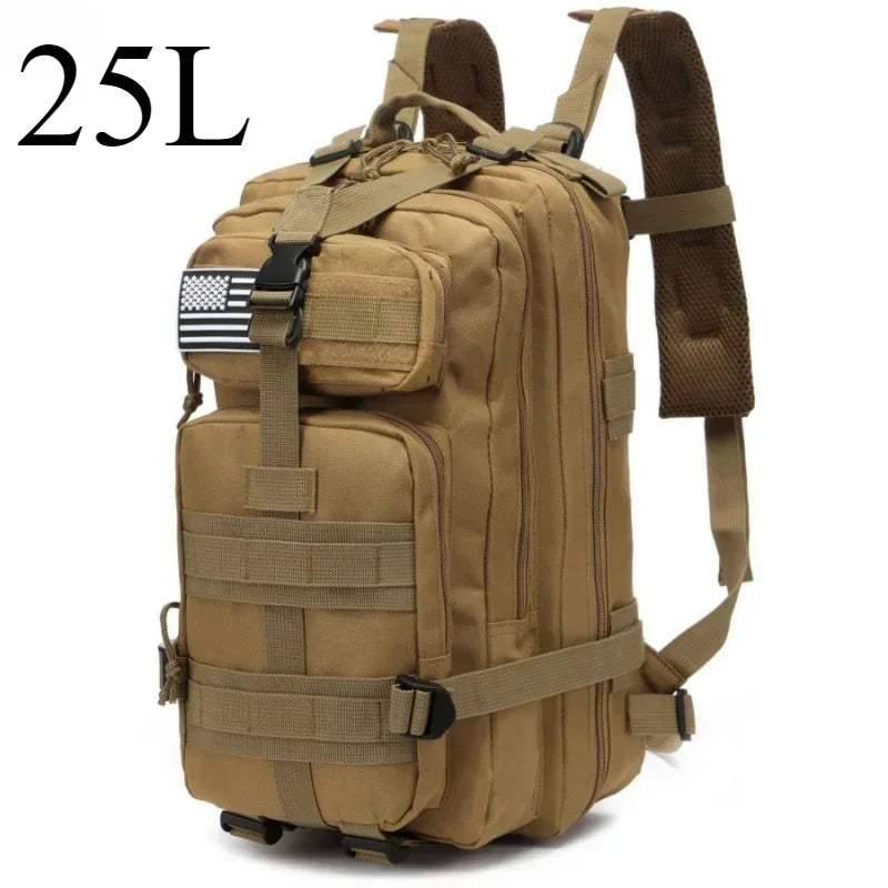 25L/50L Taktischer Rucksack Molle Tasche Outdoor Taschen Rucksack für Wandern Camping Trekking Jagd Angeln GYM Taschen Rucksäcke