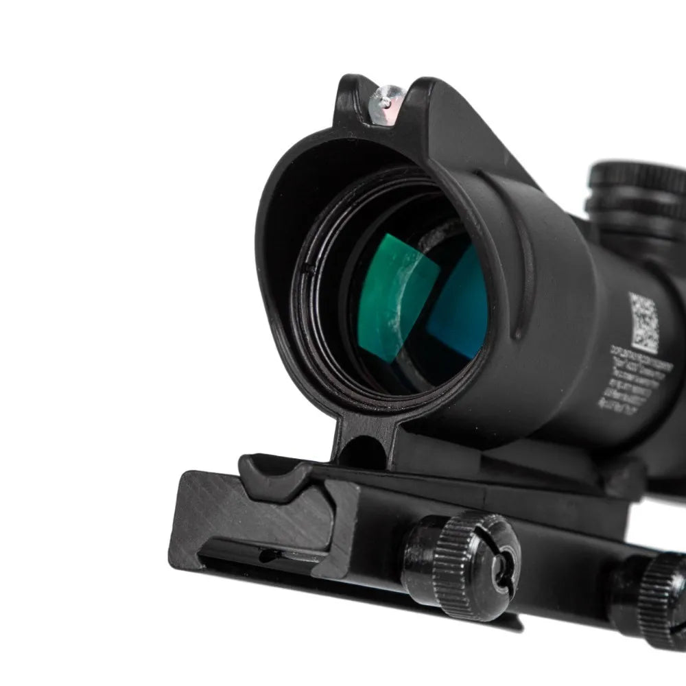 4X32 Jagd Zielfernrohr Fiber Echt Optik Grenn Red Dot Beleuchtet Geätzt Absehen Tactical Optische Anblick