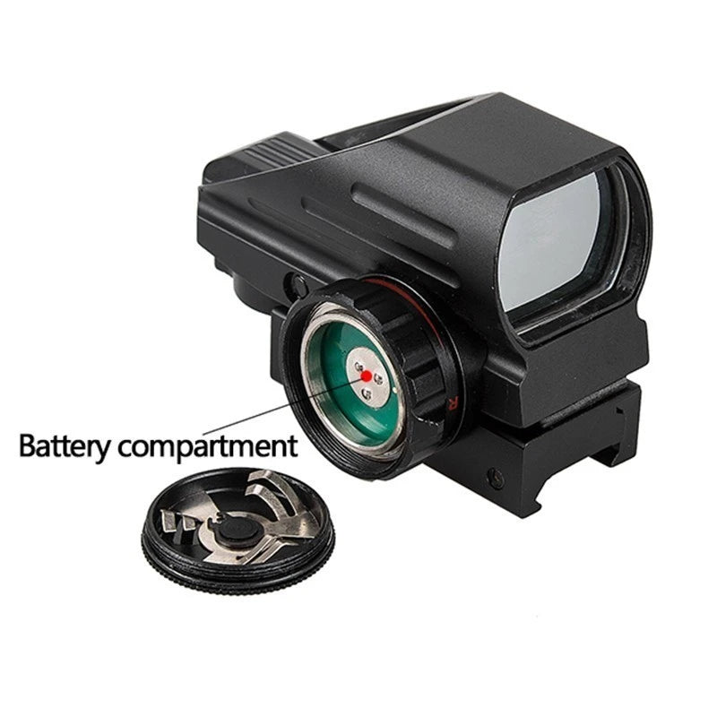 Taktische reflektierende rote/grüne Lichtlaser holografische Projektion des Red Dot Visier Visier Jagd 11mm/20mm Schienenmontiertes Visier