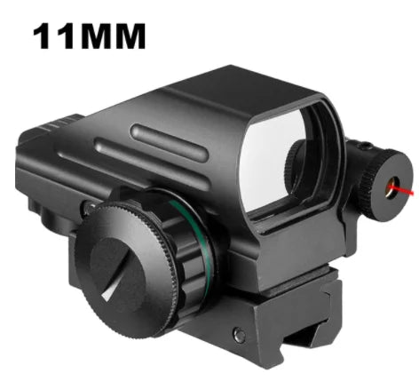 Taktische reflektierende rote/grüne Lichtlaser holografische Projektion des Red Dot Visier Visier Jagd 11mm/20mm Schienenmontiertes Visier