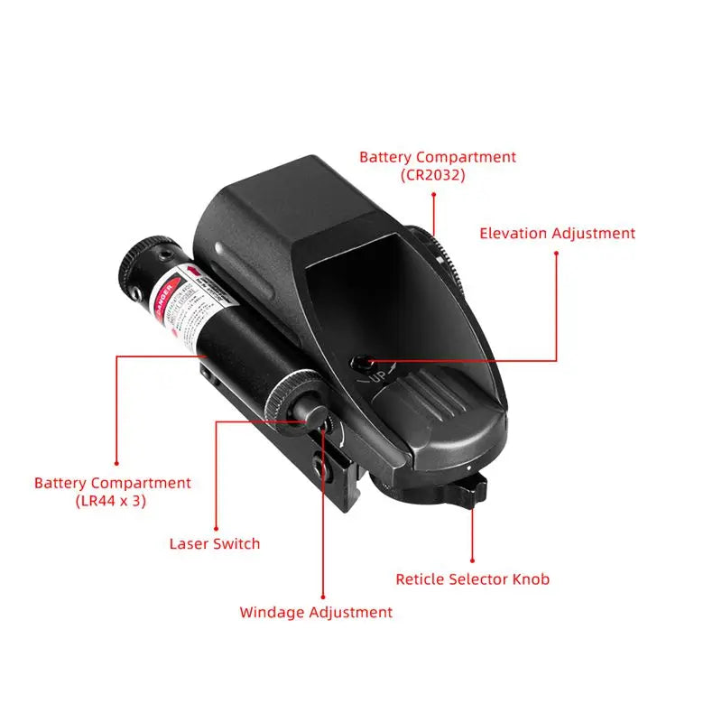 Taktische Reflex Rot Grün Laser 4 Absehen Holographische Projiziert Dot Anblick-bereich Luftgewehr Anblick Jagd 11mm/20mm schiene Montieren AK