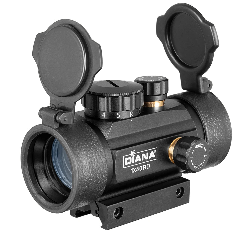 DIANA 3X44 Grün Red Dot Anblick 2X40 Red Dot 3X42 Taktische Optik Zielfernrohr Fit 11/20mm Schiene 1X40 Gewehr Anblick für Jagd