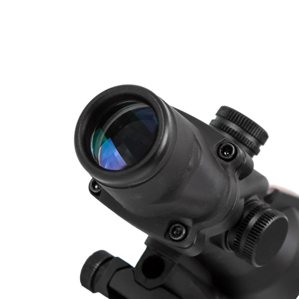 4X32 Jagd Zielfernrohr Fiber Echt Optik Grenn Red Dot Beleuchtet Geätzt Absehen Tactical Optische Anblick