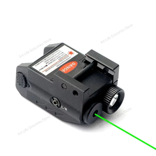 Red Dot & Green Laserstrahl Lumen taktische Taschenlampe Combo für Pistolen Blitzgerät & Steady Taschenlampe für 20mm Picatinny Schiene