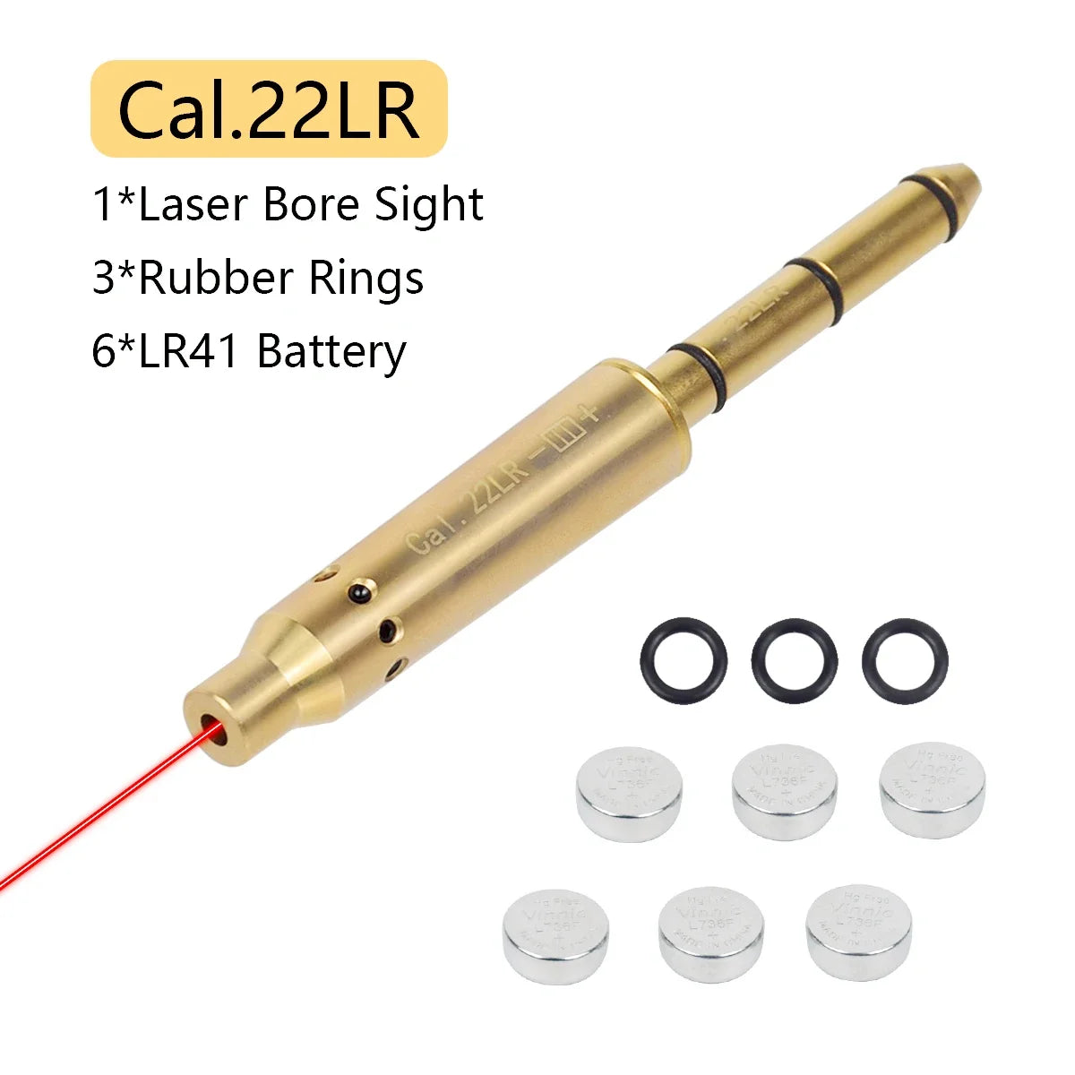 Taktische Laser Bore Sight 9mm.22 22LR.177 Bullet Boresighter Kaliber 12GA.223 223rem.308 5,45x39 9x19mm Sight Snap Caps