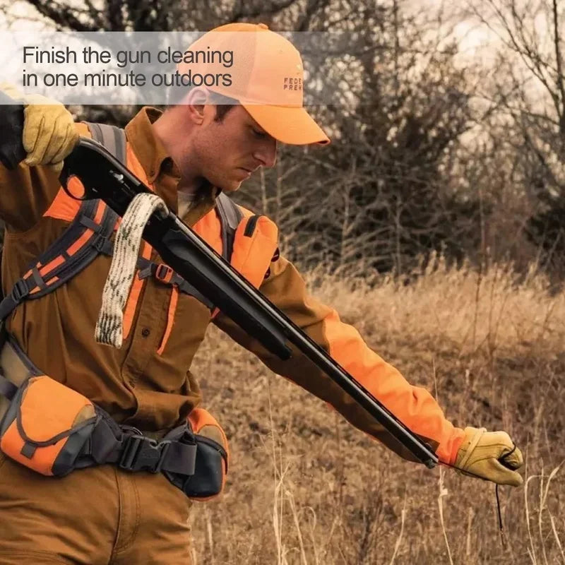 Schrotflinte Bohrung Reiniger Schlange Typ Taktisches Zubehör 62mm Gewehr Reinigung Kit Werkzeuge Gewehr Barrel Kaliber Schlange Seil Jagd Sport