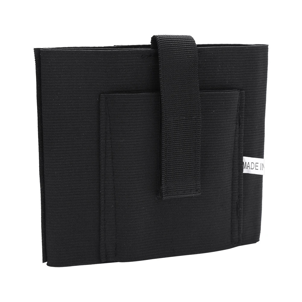 Schwarzes, verdecktes Pistolenholster aus Polyester mit Knöchelbeinen und elastischem, sicherem Riemen für G17