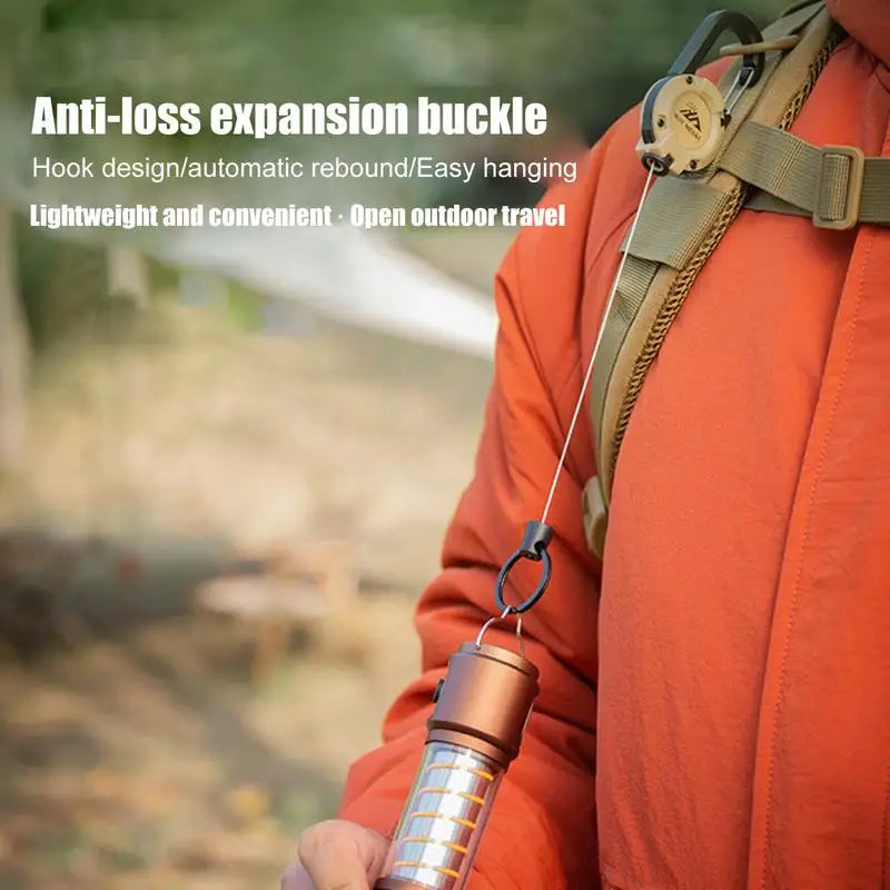 Automatisches einziehbares Drahtseil, Diebstahlschutz, leicht zu ziehendes Schnallenseil, elastischer Schlüsselbund, sportlicher einziehbarer Schlüsselring, Anti-Verlust-Werkzeug