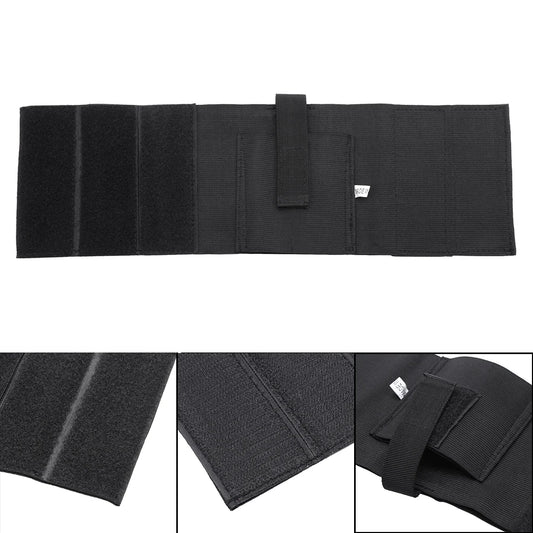 Schwarzes, verdecktes Pistolenholster aus Polyester mit Knöchelbeinen und elastischem, sicherem Riemen für G17