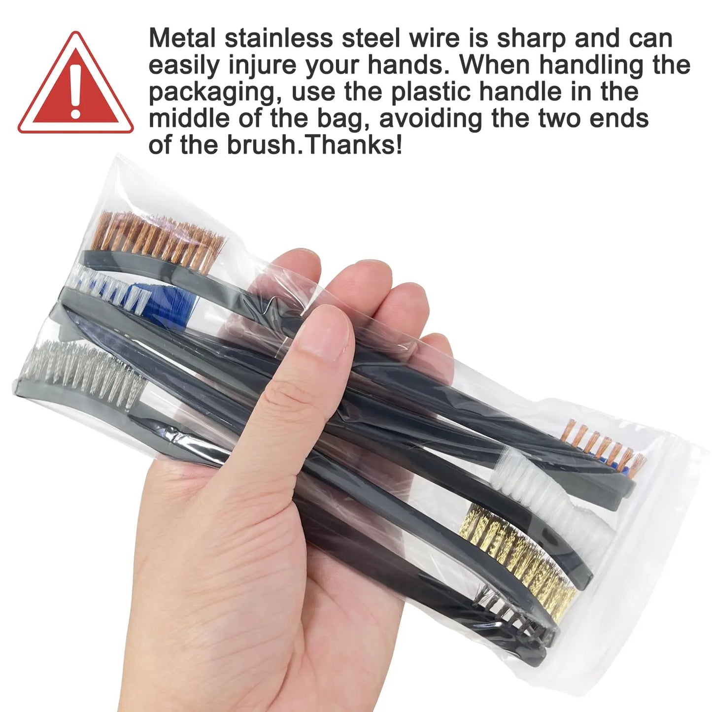 5 Teile/satz Doppelseitige Pistole Reinigung Pinsel Nylon Messing Draht Pinsel Universal Waffe Reiniger Set Jagd Liefert Zubehör