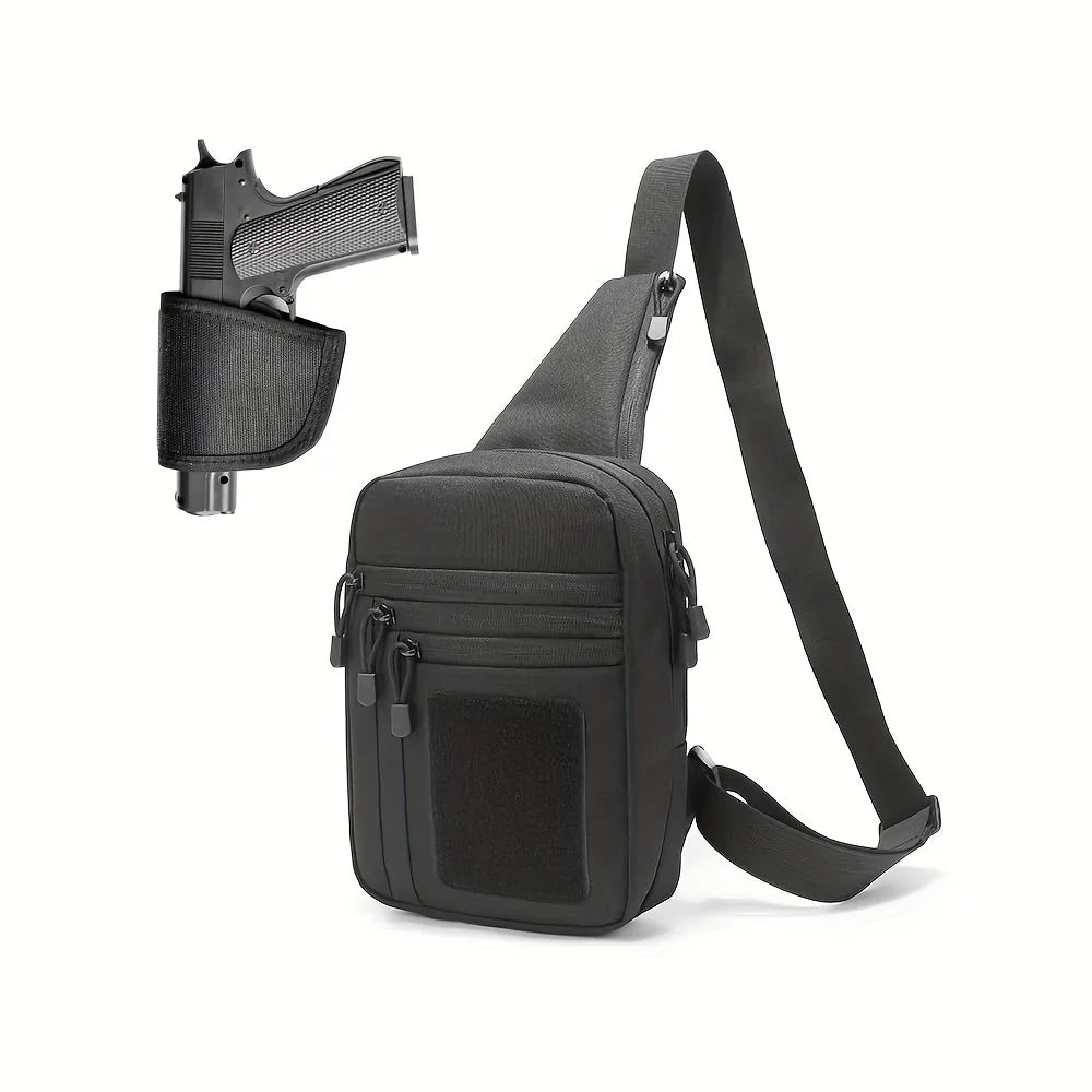 Verdeckte Tragetasche mit Holster, Umhängetasche, Brusttasche