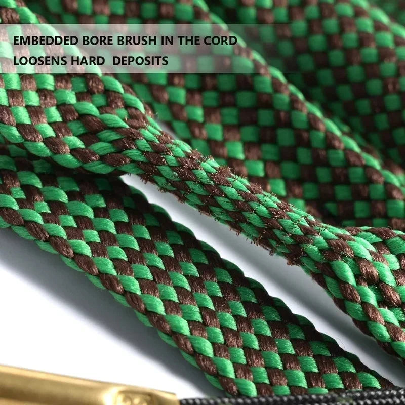 Schrotflinte Bohrung Reiniger Schlange Typ Taktisches Zubehör 62mm Gewehr Reinigung Kit Werkzeuge Gewehr Barrel Kaliber Schlange Seil Jagd Sport