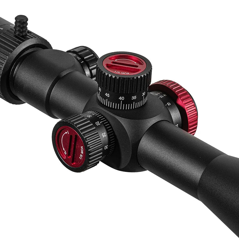 FIRE WOLF QZ 4-16X44 Scope FFP Rot Grün Jagd Optische Anblick Sniper Zielfernrohr Taktische Erste Brenn Flugzeug Jagd Zielfernrohr