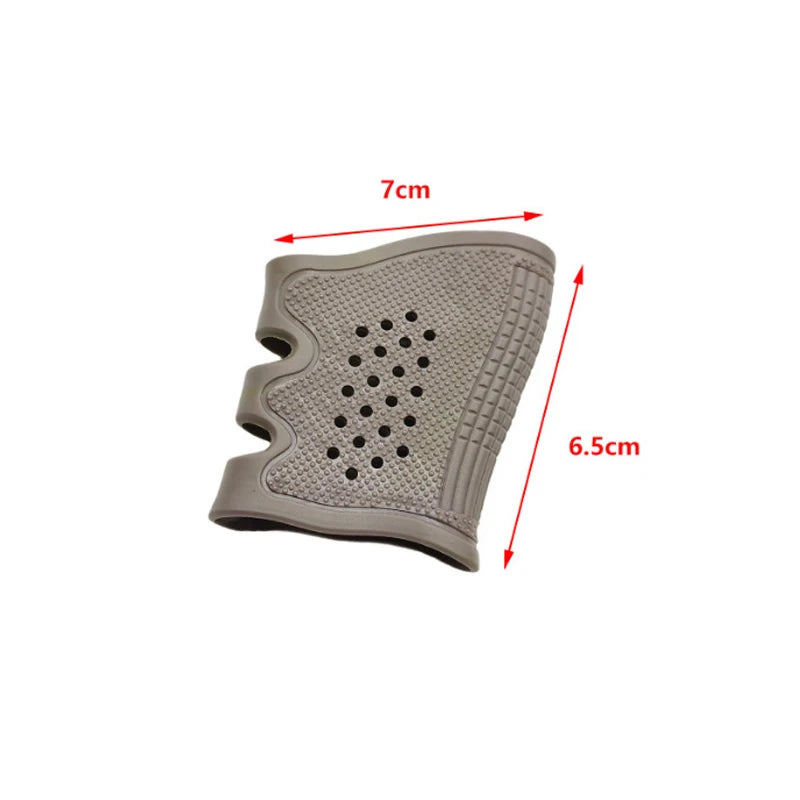 Gummigriff-Holster, geeignet für Glock 17, 19, 20, 21, 22, 23, 34, 43, 1911, Jagdzubehör, taktisches Pistolenholster, schützende Abdeckung
