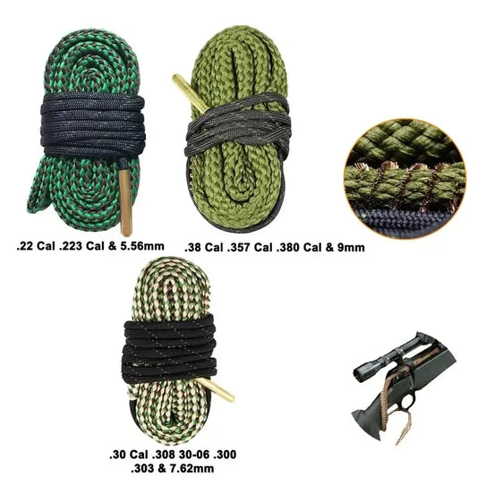 Schrotflinte Bohrung Reiniger Schlange Typ Taktisches Zubehör 62mm Gewehr Reinigung Kit Werkzeuge Gewehr Barrel Kaliber Schlange Seil Jagd Sport