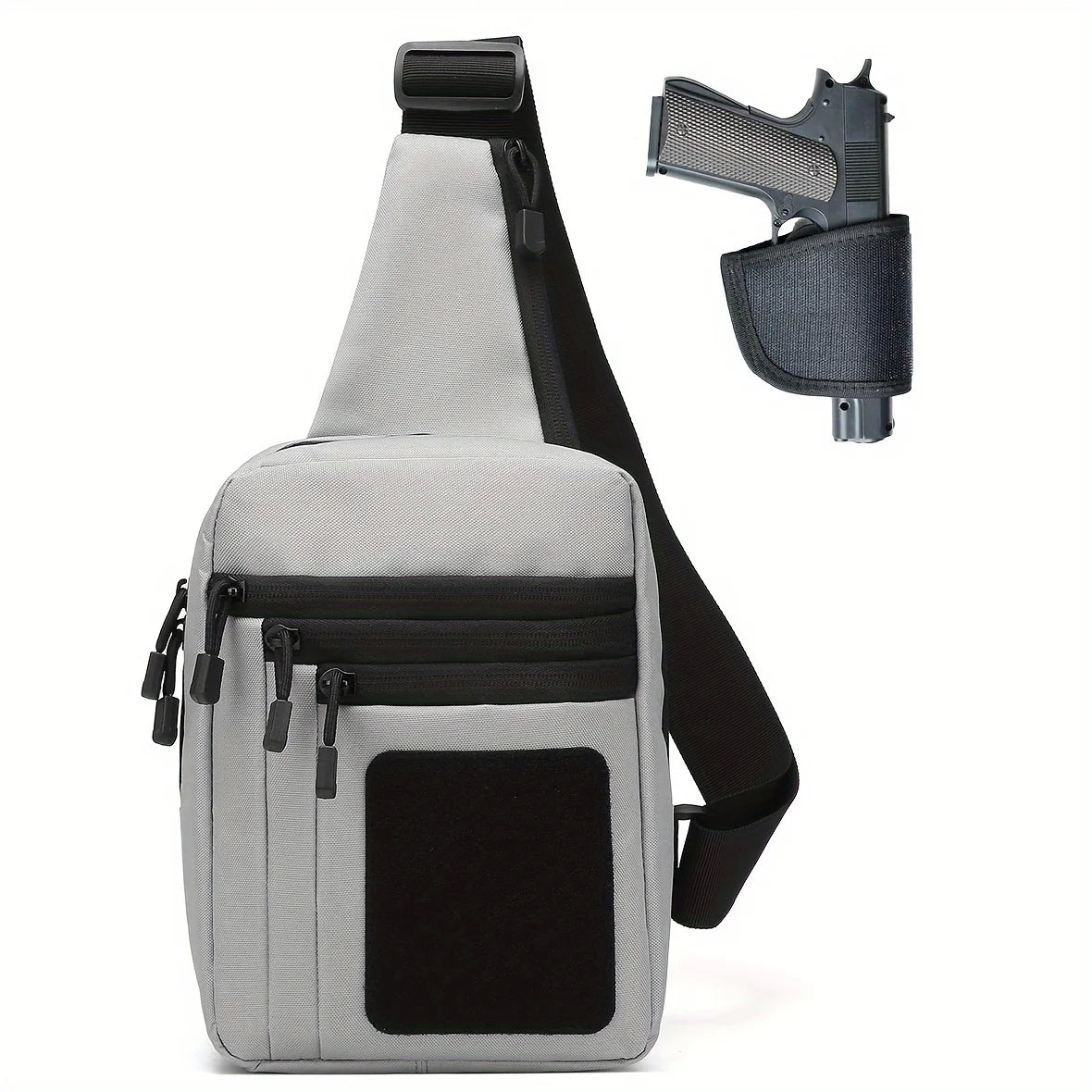 Verdeckte Tragetasche mit Holster, Umhängetasche, Brusttasche