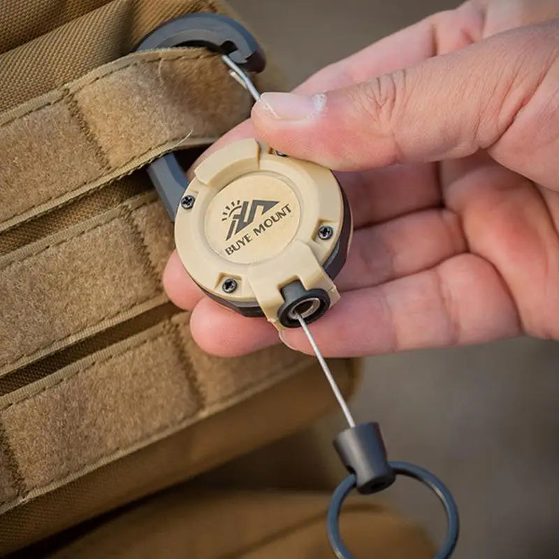 Automatisches einziehbares Drahtseil, Diebstahlschutz, leicht zu ziehendes Schnallenseil, elastischer Schlüsselbund, sportlicher einziehbarer Schlüsselring, Anti-Verlust-Werkzeug