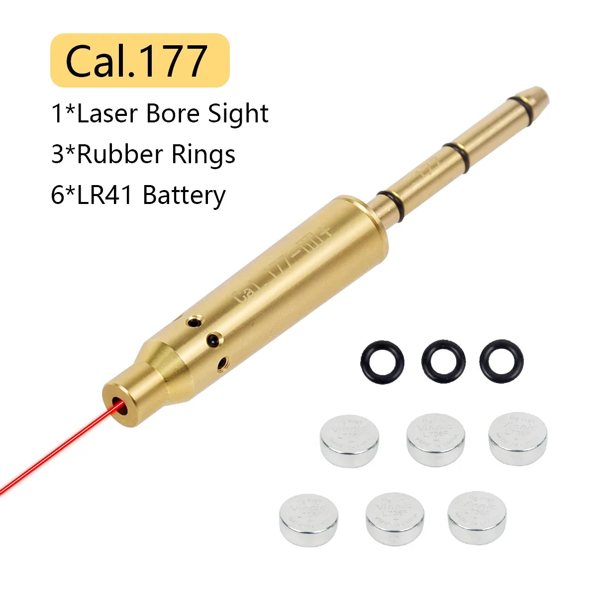 Taktische Laser Bore Sight 9mm.22 22LR.177 Bullet Boresighter Kaliber 12GA.223 223rem.308 5,45x39 9x19mm Sight Snap Caps