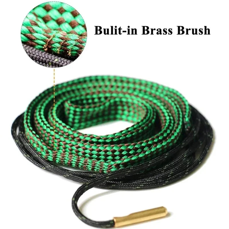 Schrotflinte Bohrung Reiniger Schlange Typ Taktisches Zubehör 62mm Gewehr Reinigung Kit Werkzeuge Gewehr Barrel Kaliber Schlange Seil Jagd Sport