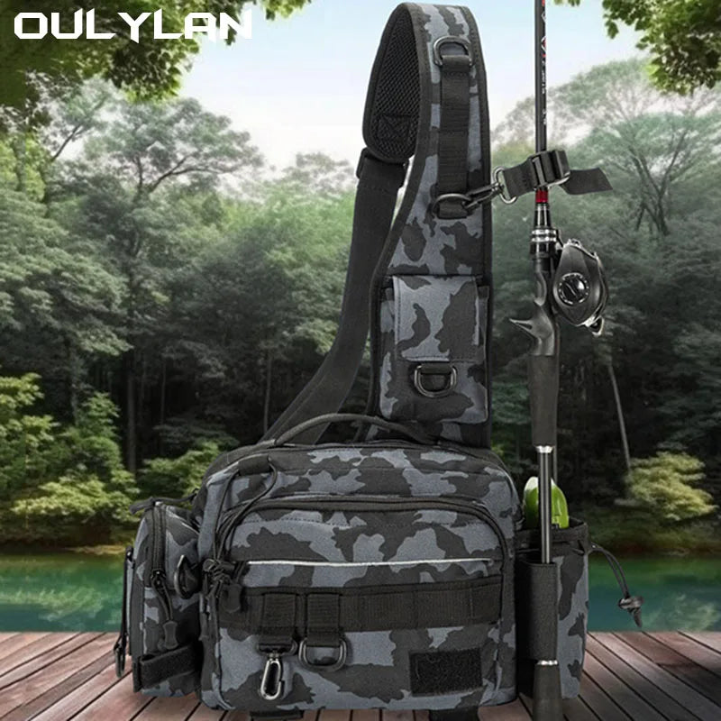 Taktische Brust Schulter tasche Herren Reit taschen Jagd Pistole Holster Rucksäcke Klettern Molle Angel beutel Bogenschütze Schulter Rucksack