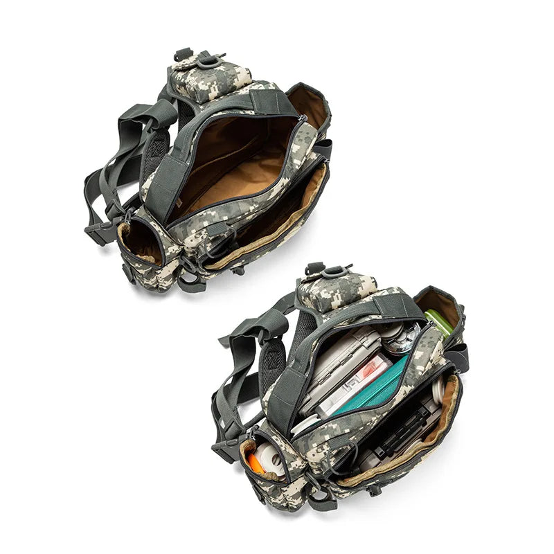 Taktische Brust Schulter tasche Herren Reit taschen Jagd Pistole Holster Rucksäcke Klettern Molle Angel beutel Bogenschütze Schulter Rucksack