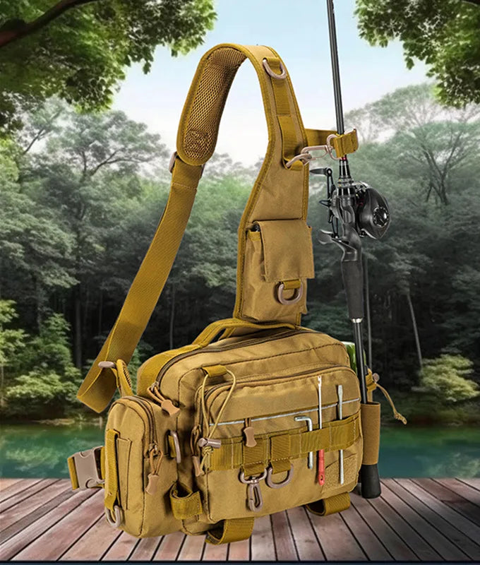 Taktische Brust Schulter tasche Herren Reit taschen Jagd Pistole Holster Rucksäcke Klettern Molle Angel beutel Bogenschütze Schulter Rucksack