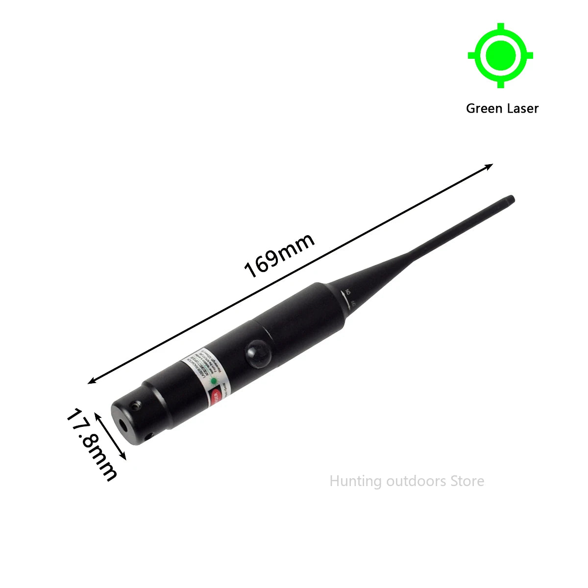 Taktisches Laser-Boresighter-Kit, grün, rot, für Kaliber.177 bis.50, Laserpointer, Kollimator, Universal-Bohrungssighter, Gewehr, Pistole