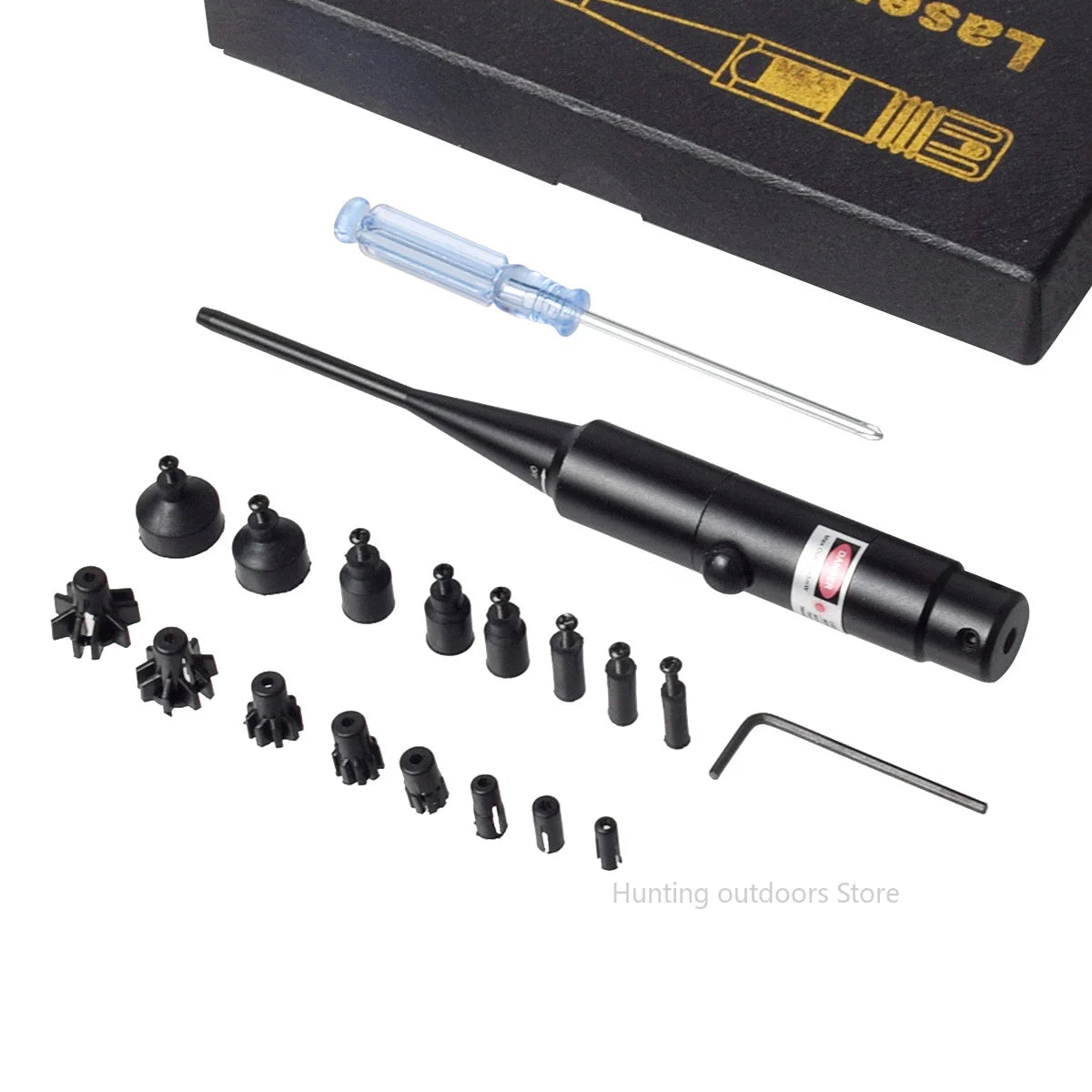 Taktisches Laser-Boresighter-Kit, grün, rot, für Kaliber.177 bis.50, Laserpointer, Kollimator, Universal-Bohrungssighter, Gewehr, Pistole